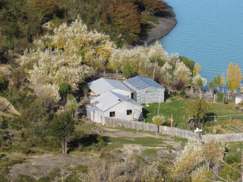 442 Hectáreas, Ubicado en Villa O´Higgins, con Orilla del Lago y Península.